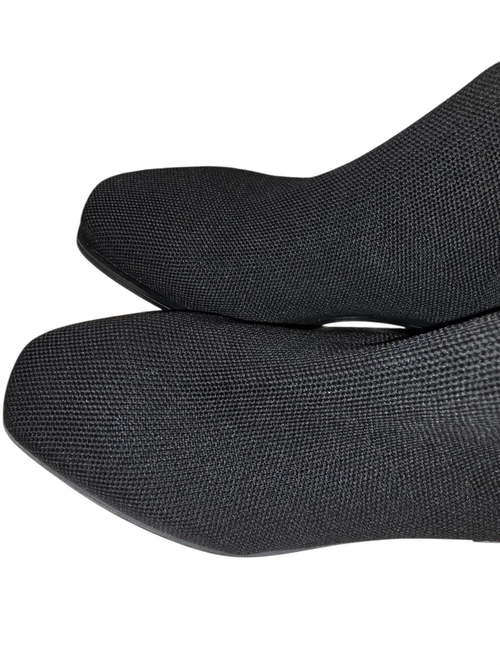 Vivaia Women's Black Knit Chelsea Ankle Boots Size EU 40 US 9